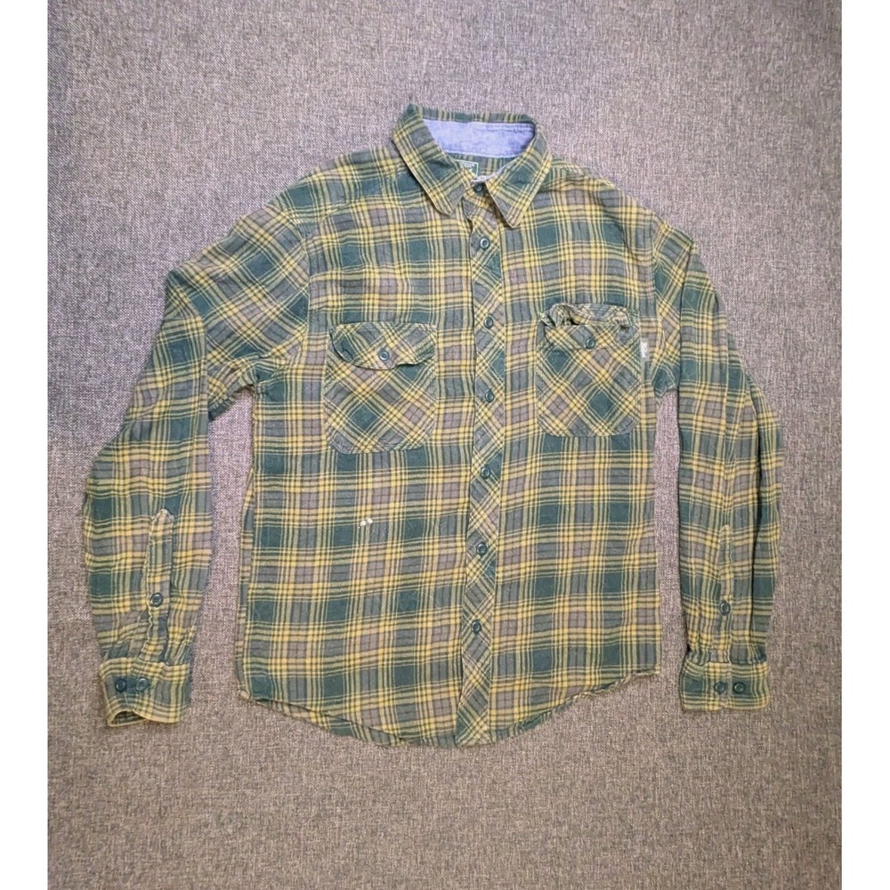 Vintage Woolrich Men's Button Up Plaid Flannel Shirt Size Small Multicolor